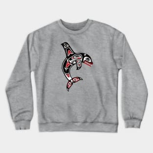 Pacific Northwest Native Orca Crewneck Sweatshirt